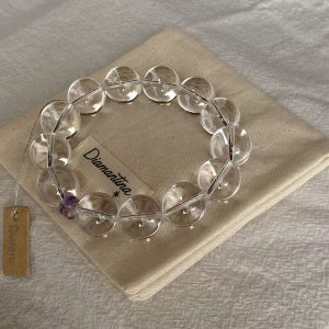 Lemurian Clear Quartz Bracelet 12mm