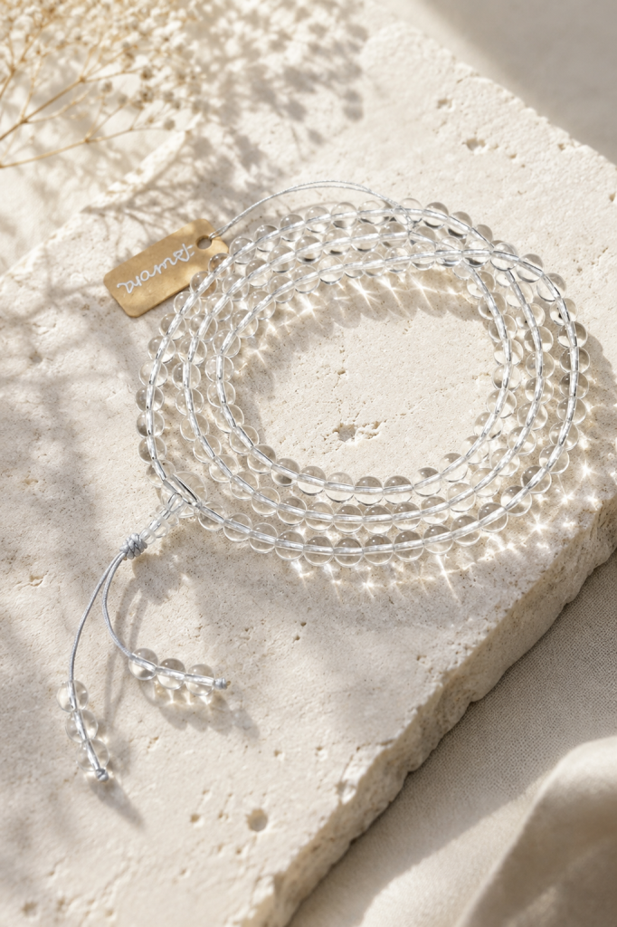 Lemurian 108-Bead Bracelet 6mm Aurora