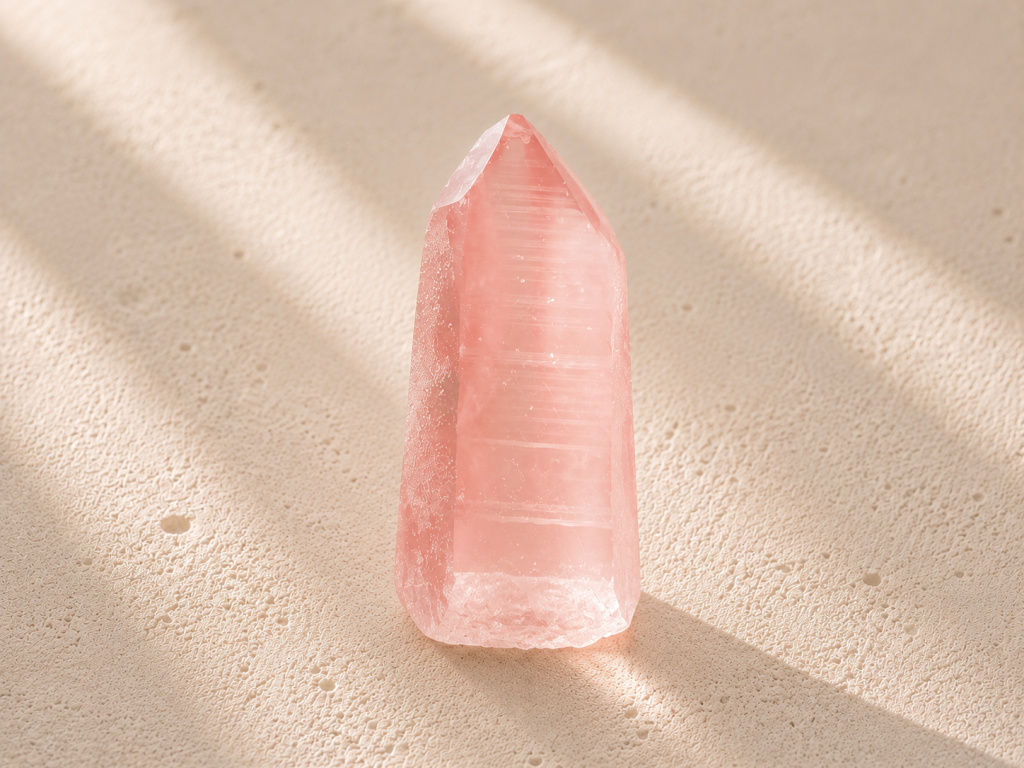 Pink Lumerian Raw Crystal